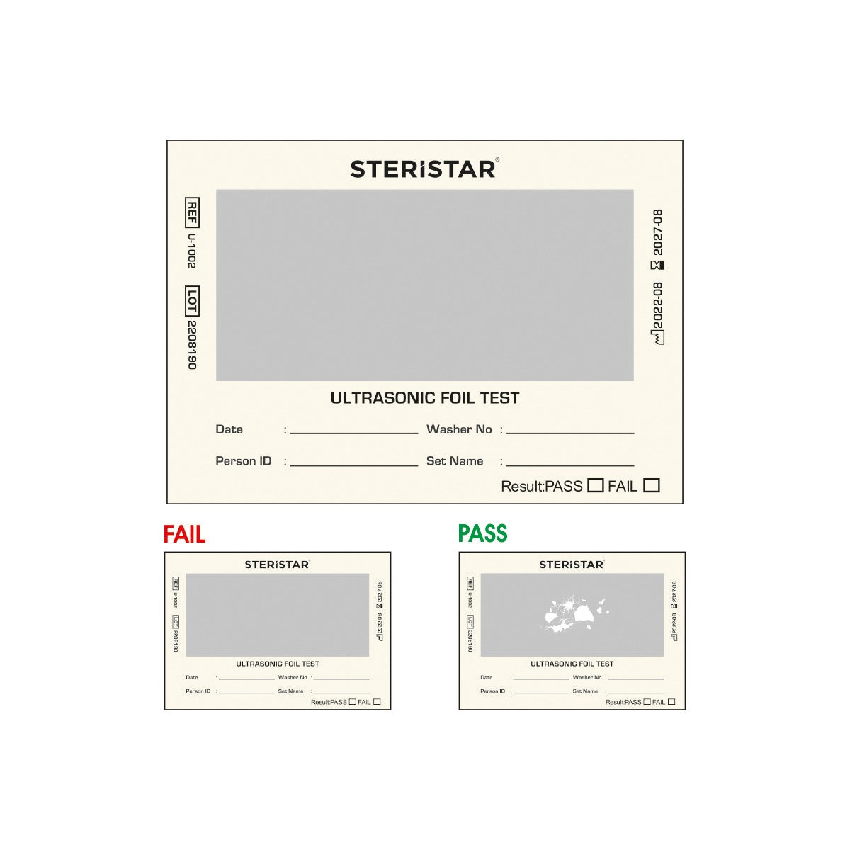 Ultrasonic foliotesti pakkaus: 1x50kpl