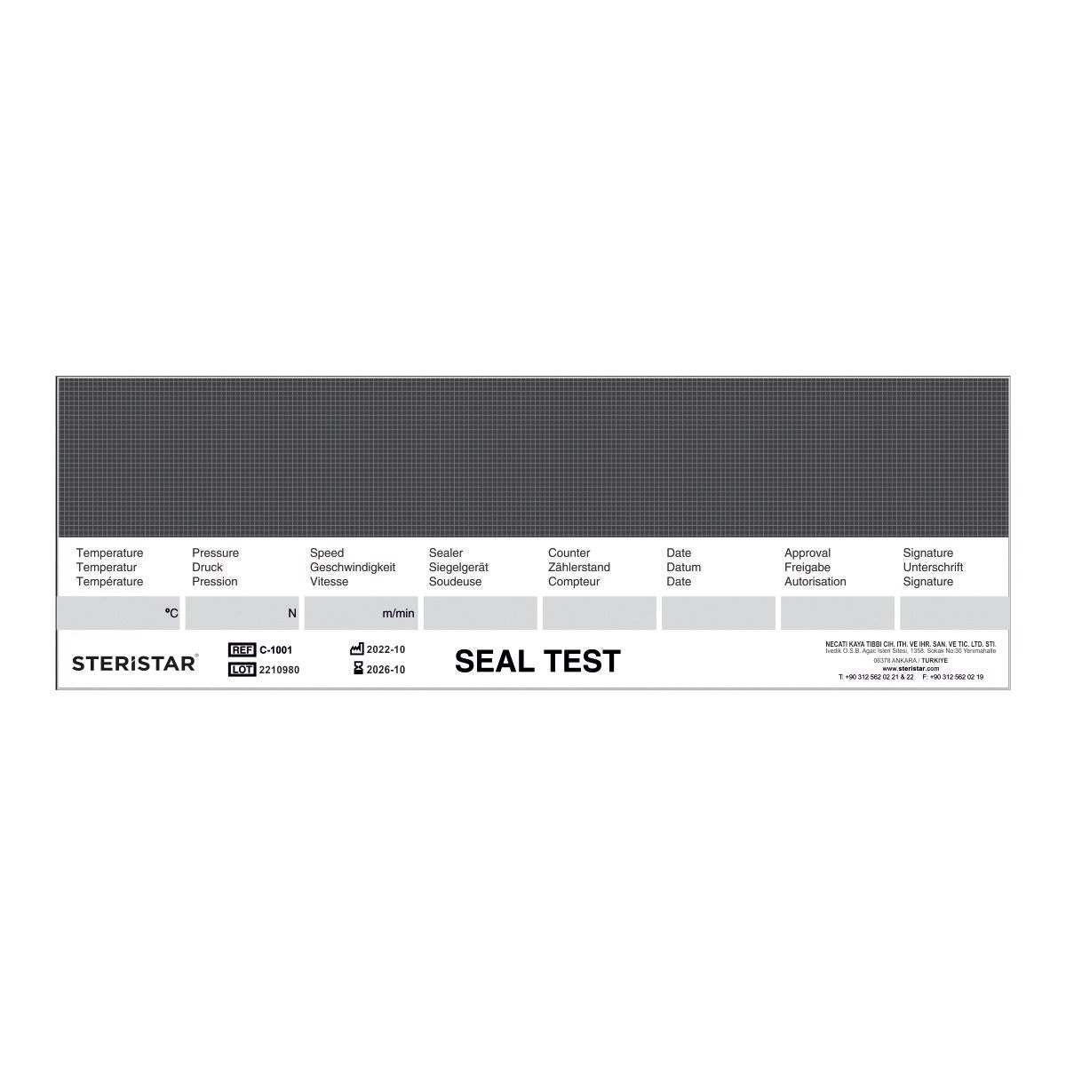 Seal testi kuumasaumaajalle pakkaus: 1x100kpl